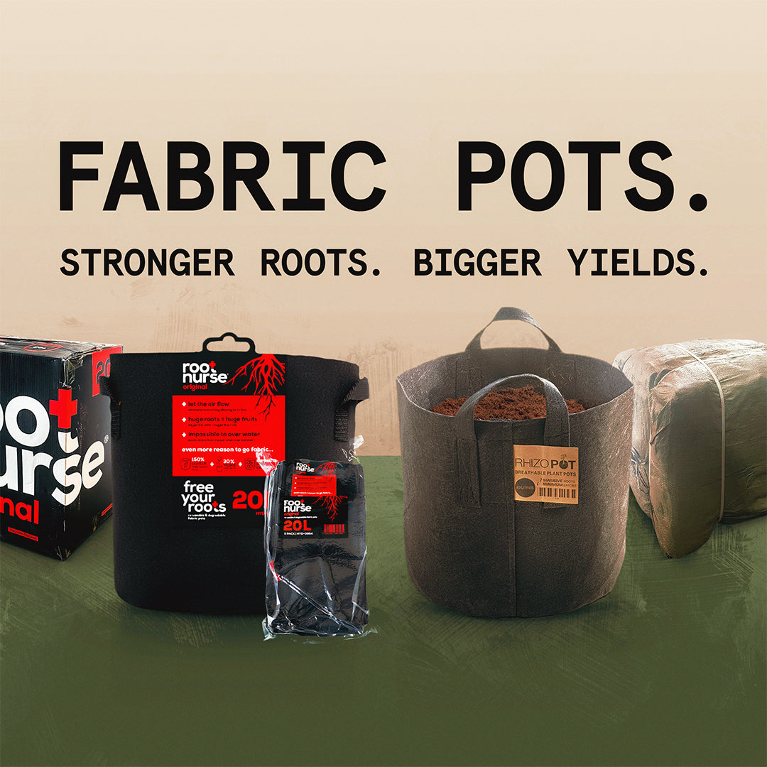 Fabric Pots – Stronger Roots. Bigger Yields.
