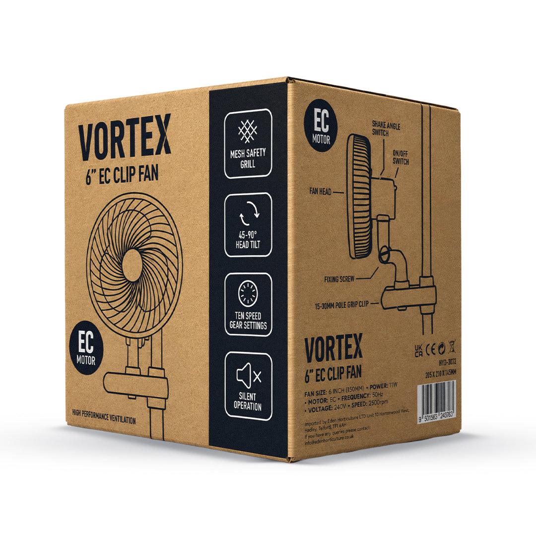 Vortex 6" EC Clip Fan