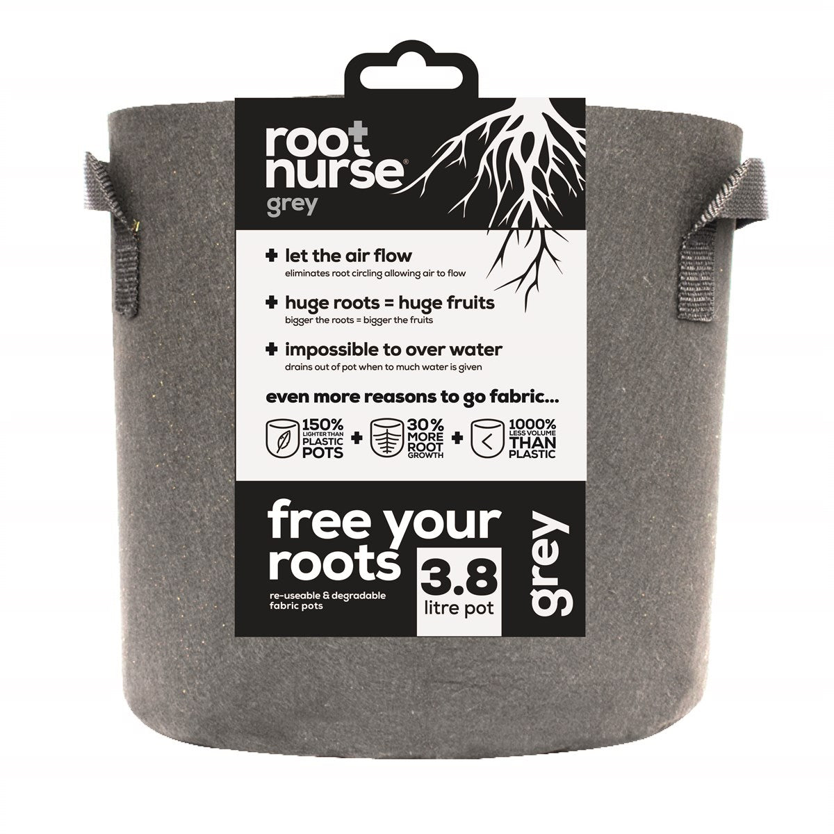 Grey Root Nurse Pot