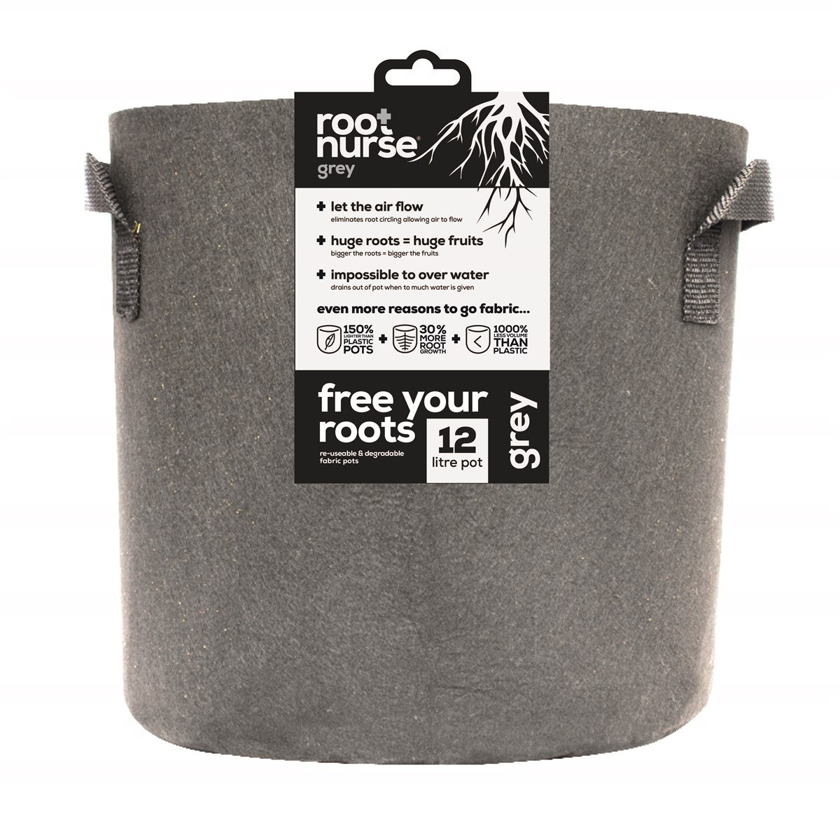 Grey Root Nurse Pot