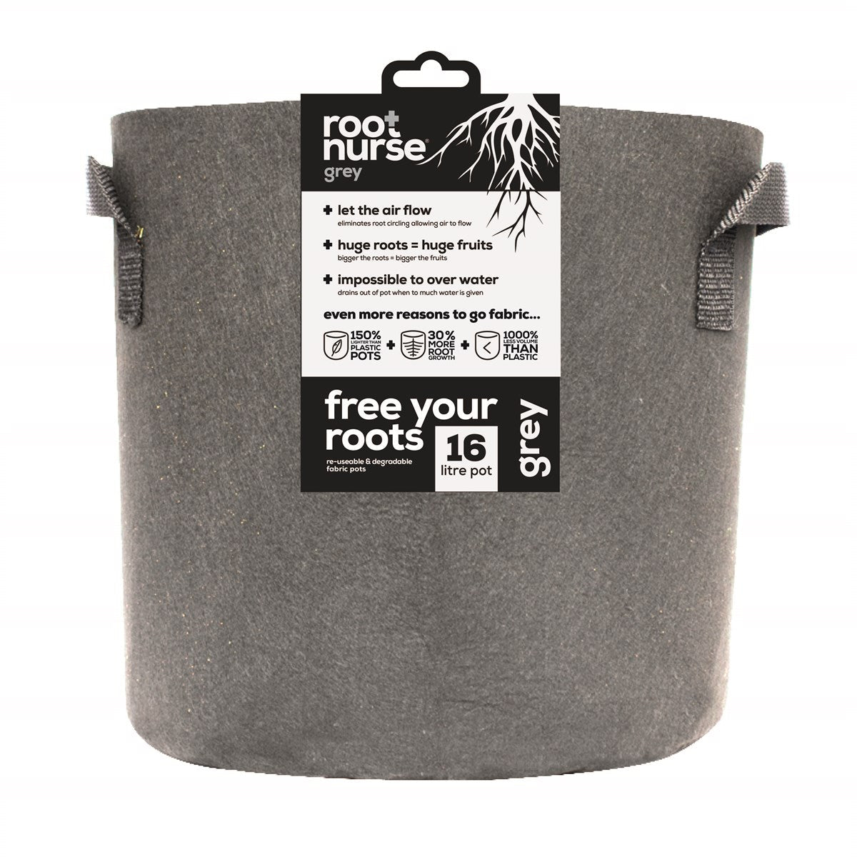 Grey Root Nurse Pot