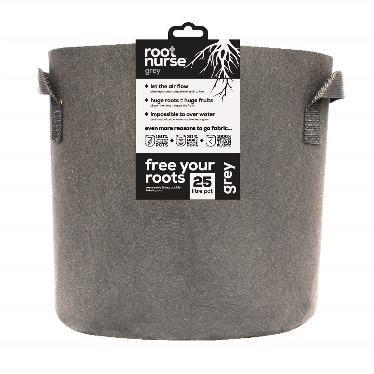 Grey Root Nurse Pot