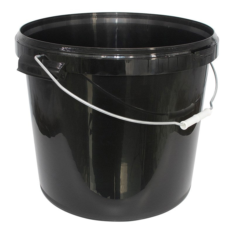 Black Plastic Buckets