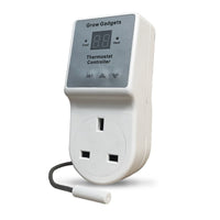 Digital temperature controller thermostat with LCD display and US plug outlet