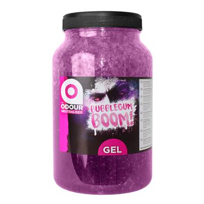 Odour neutraliser gel jar, purple gel with front label graphic and “GEL”