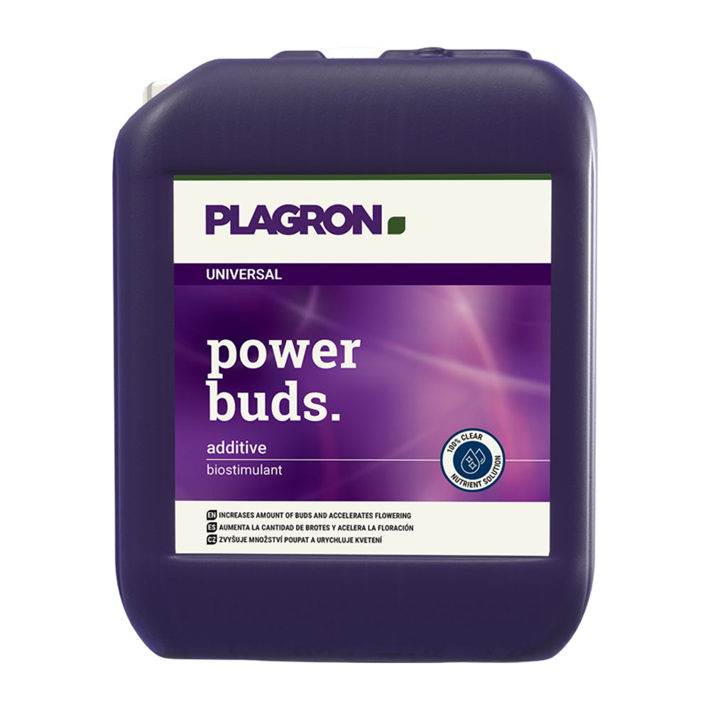 Plagron universal power buds additive jerry can, dark purple plastic container
