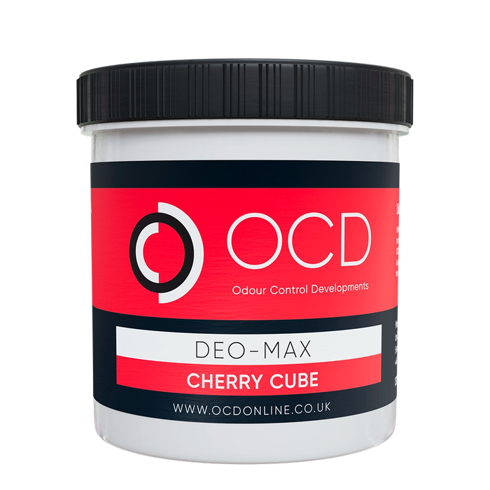 OCD Deo-Max odor eliminator jar, Cherry Cube scent