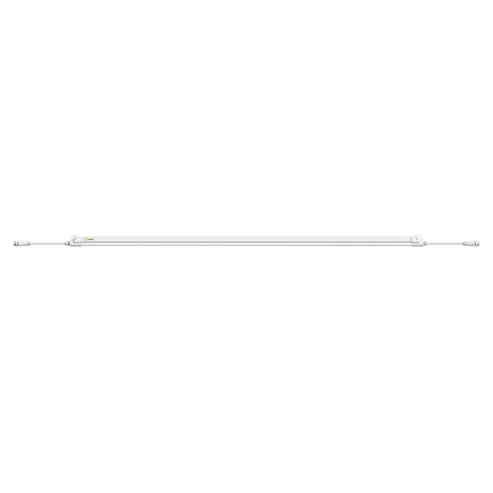 Bay6 grow tent bar/rod, straight silver support bar with end brackets