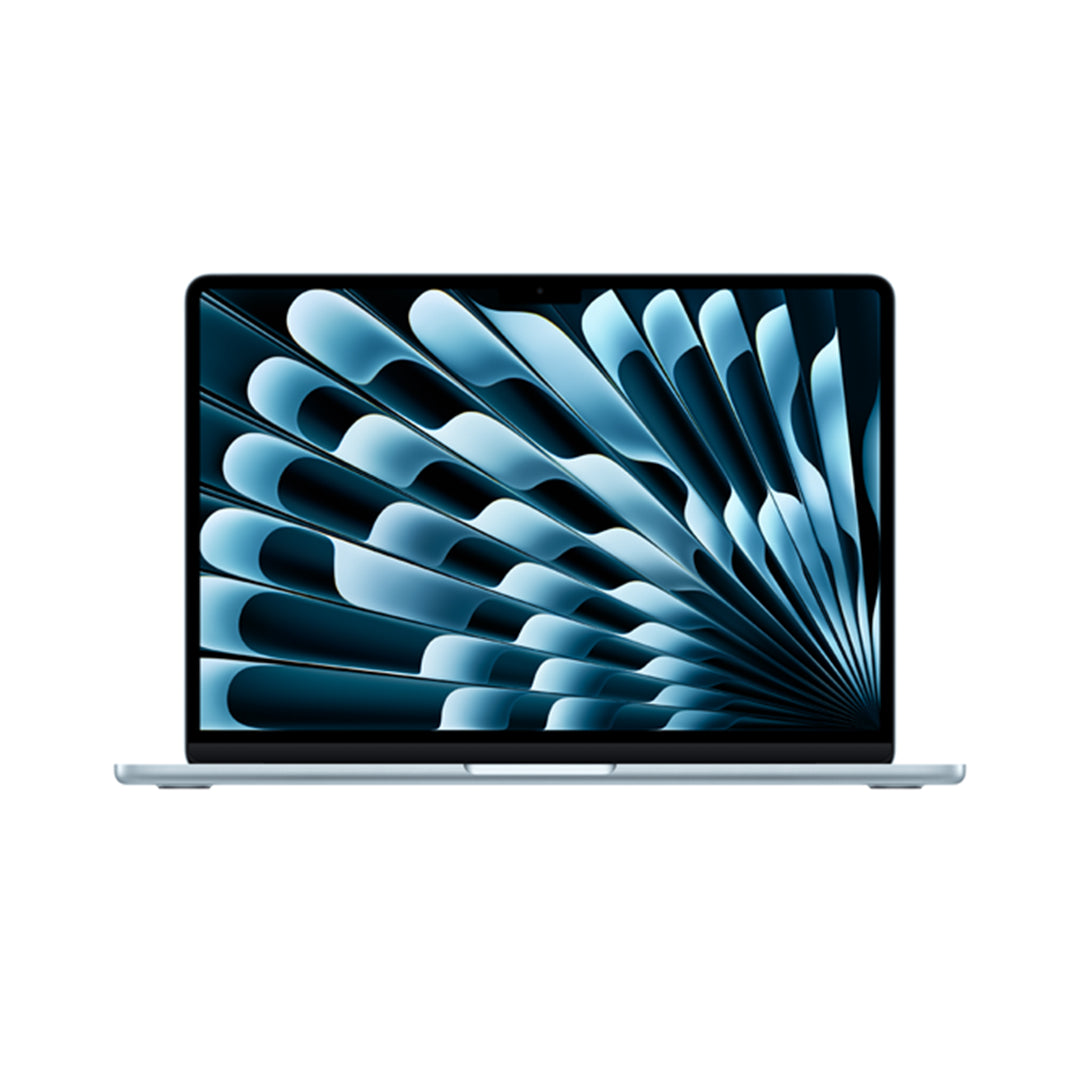 Apple MacBook Air 13-inch laptop with blue abstract display