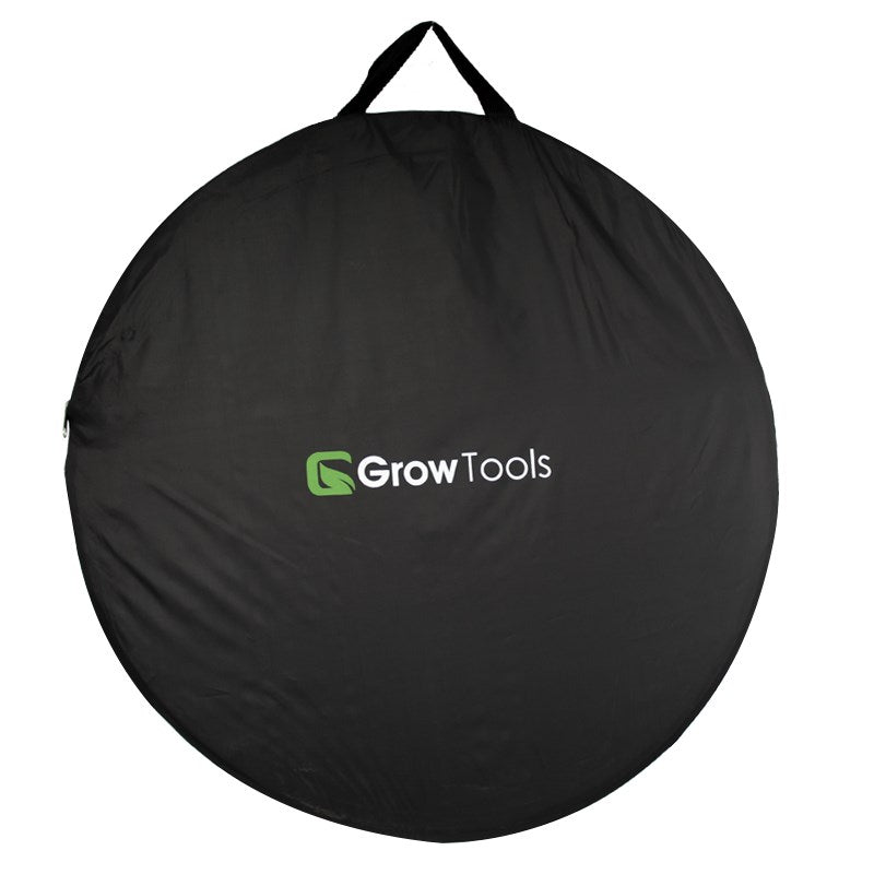Hanging dry rack, 60 cm, black fabric with GrowTools logo