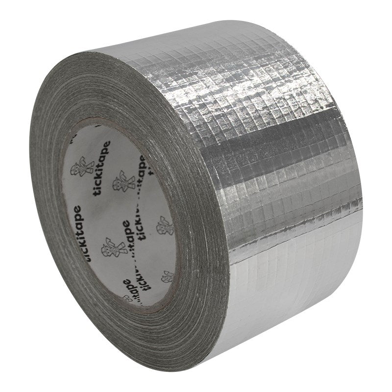Zilver geweven tape X-Weave