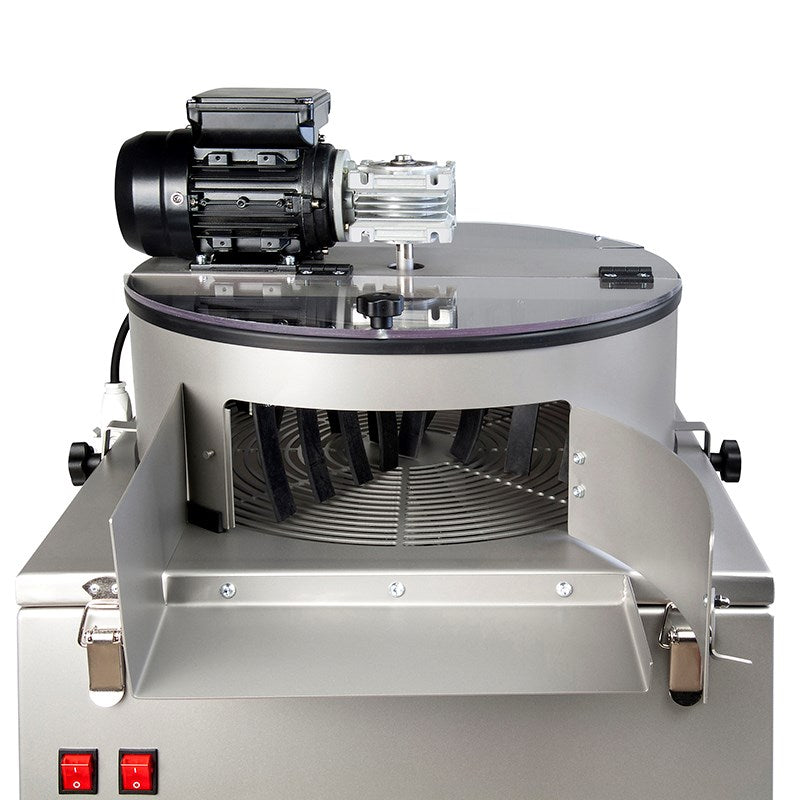 Master Trimmer MT Gentle trimmer machine with open top cutting chamber and motor