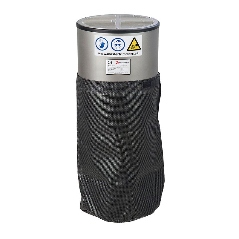 Master Trimmer MT Pocket trimmer, mesh bag bottom with metal canister top