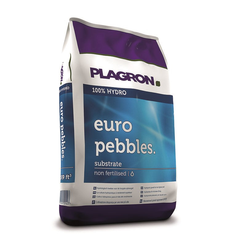 Plagron euro pebbles substrate bag, non-fertilised hydro pebbles