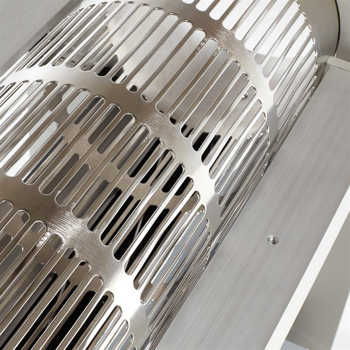 Silver bullet trimmer stainless vent panel with parallel slots