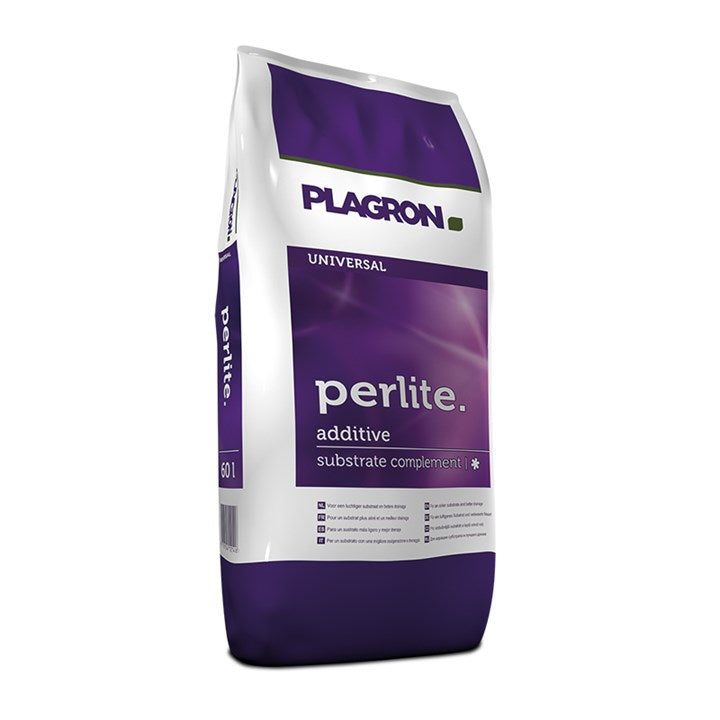 Plagron perlite additive bag, universal substrate, purple and white
