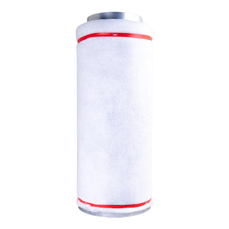 Mammoth carbon filter, white cylindrical cartridge with red band near the top and metal cap
