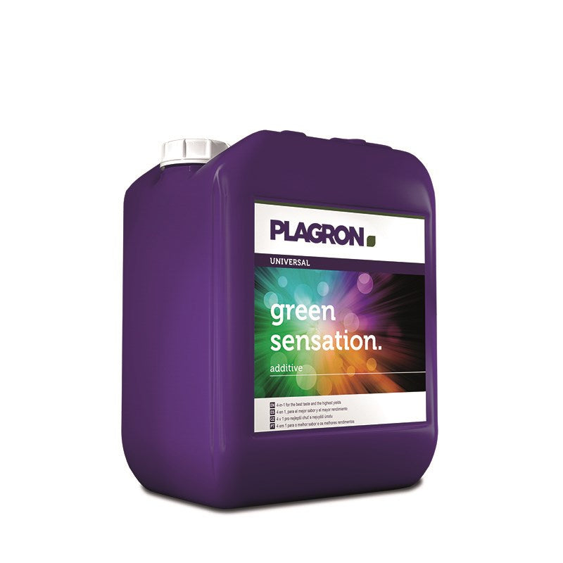 Plagron Green Sensation universal liquid jug, purple, front label visible