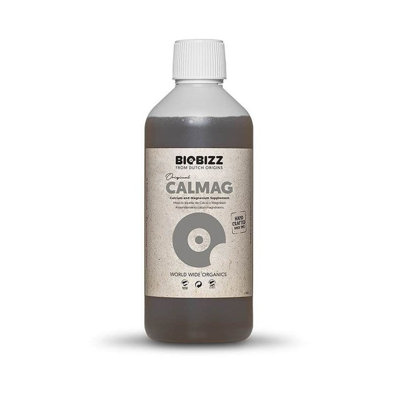 Biobizz liquid supplement bottle, front view with label and white cap