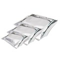 Grow Tools mylar bags, silver reflective folded pack